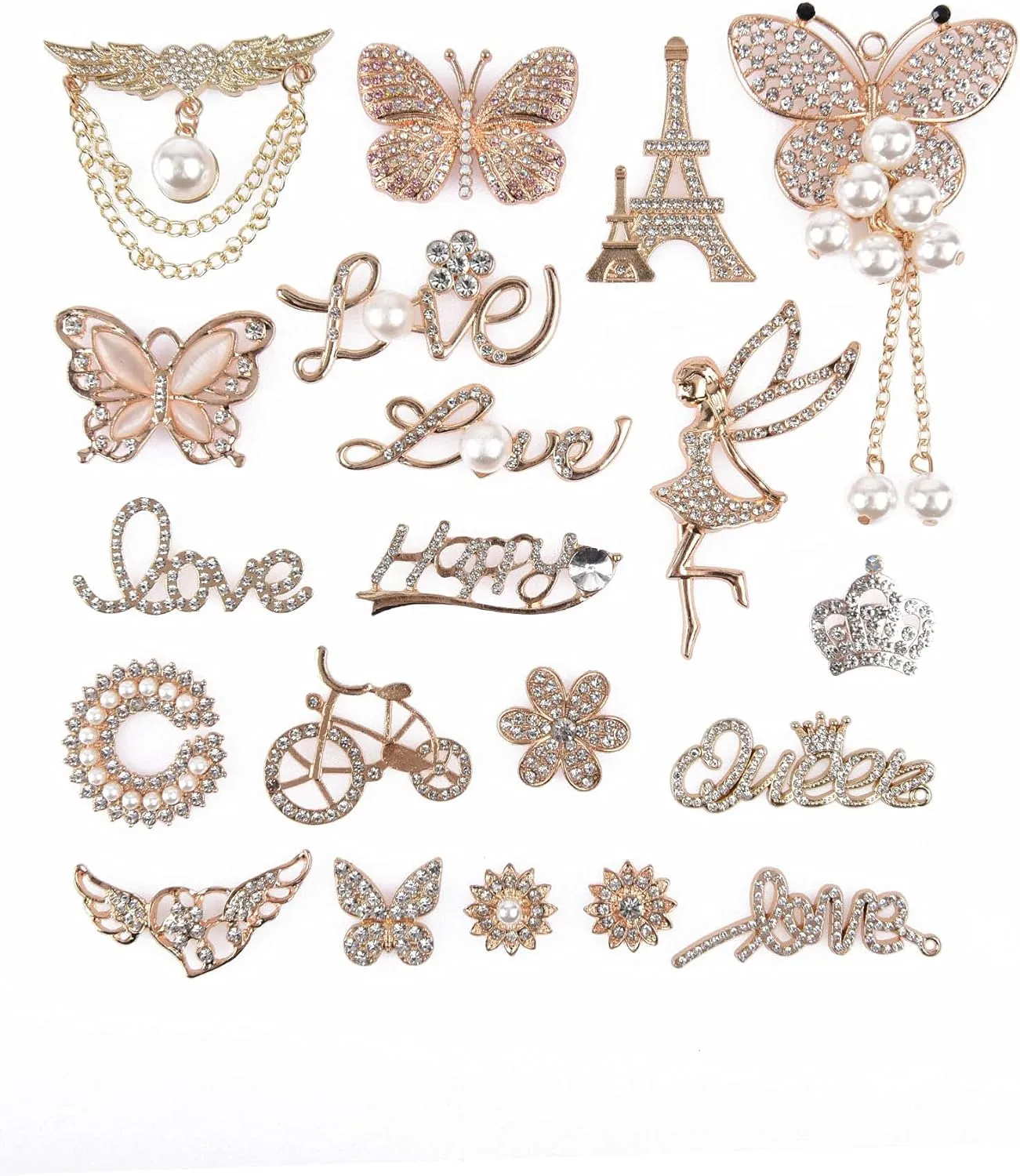 UNN Bling Shoes Charms Enamel Diamond Jewelry Shoe Decoration with Chains Accessories for Girls Women