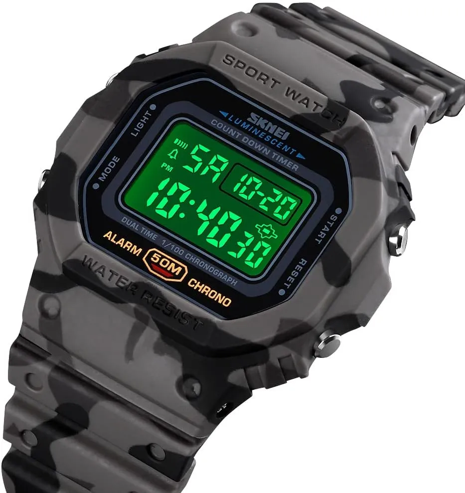 VIGOROSO Digital Watch for Women, Mens Digital Watch Men Waterproof Watches for Men Womens Watch