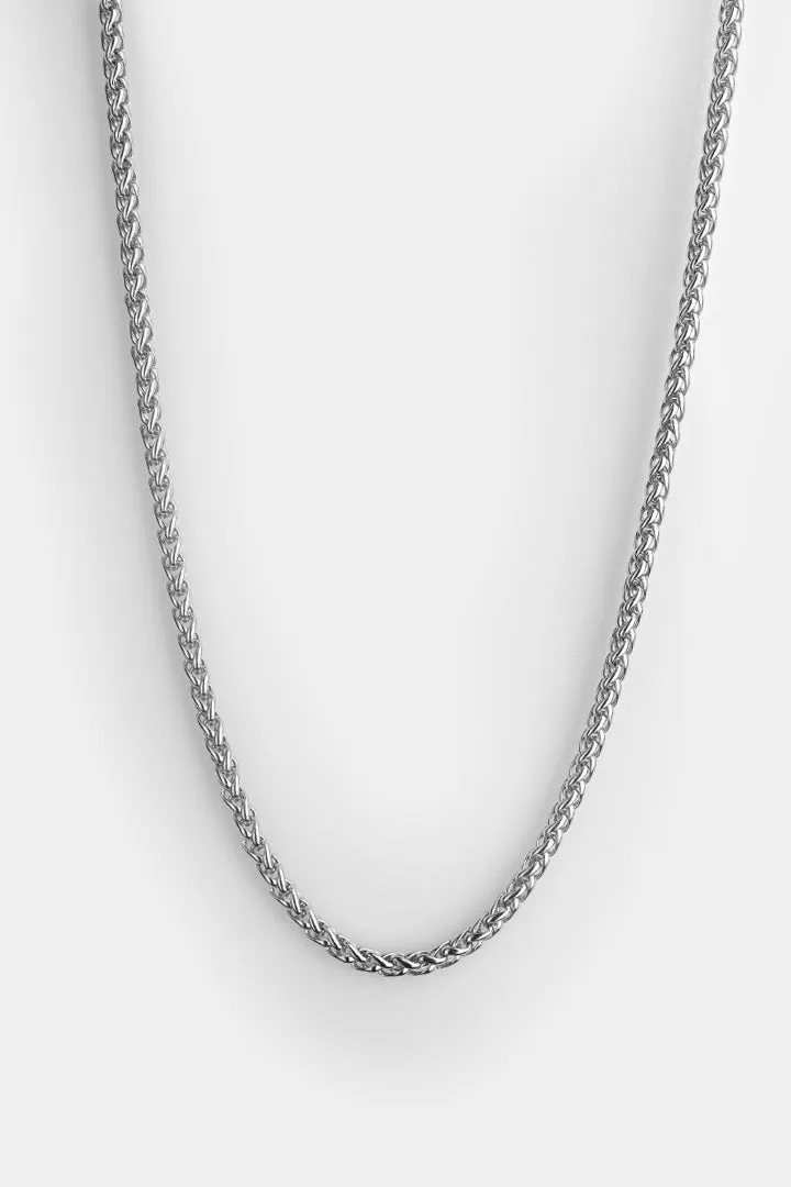 Wheat Link Chain - Silver