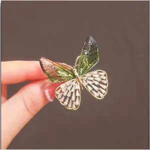 Women Brooch Butterfly Brooches for Women Trendy Flying Imitation Pearl Shell Animal Butterfly Pins Wedding Jewelry Costume Accessory