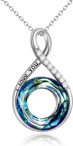 YFN 925 Sterling Silver I Love You Necklace 100 Languages Love Necklaces Jewelry for Mothers Day Gifts
