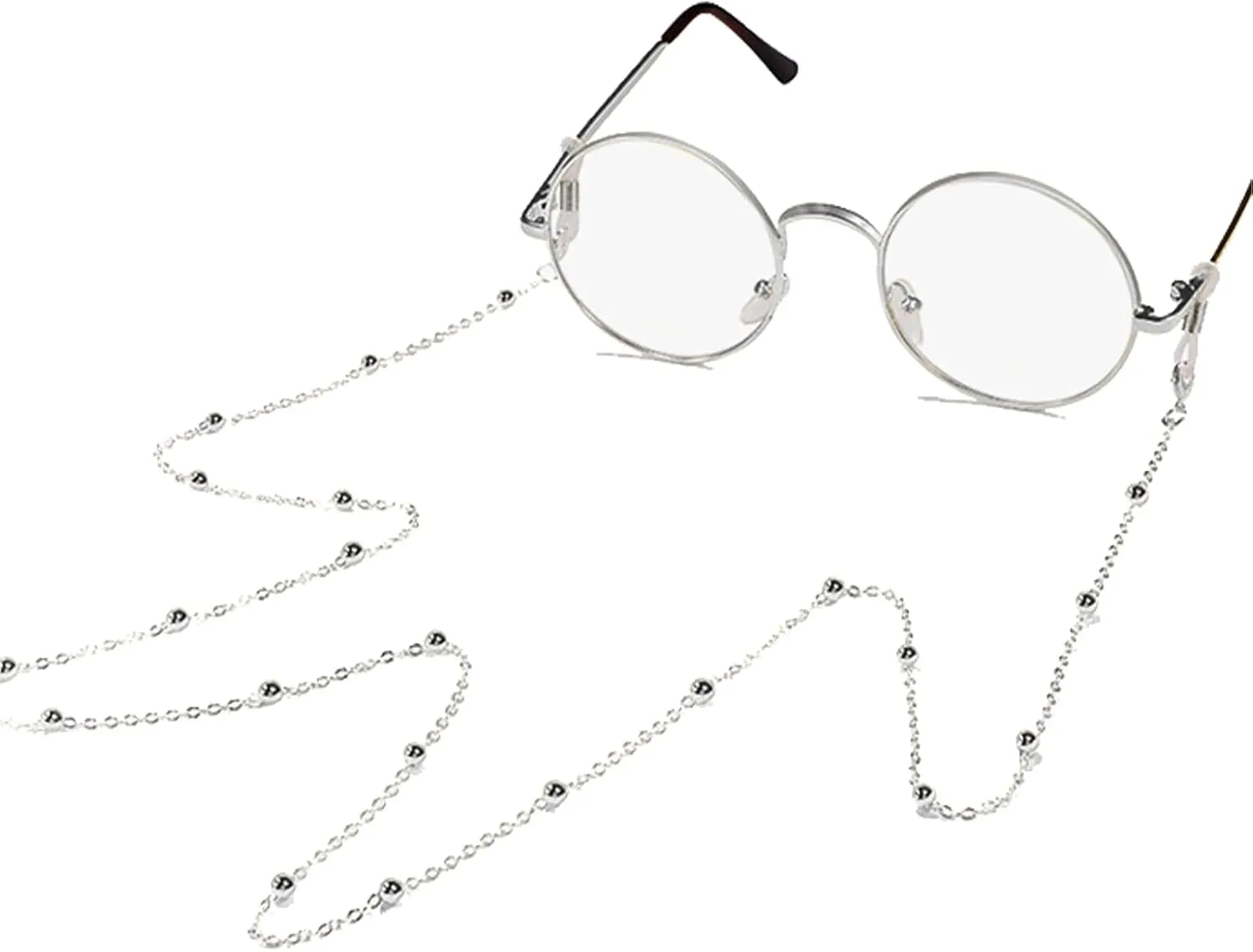 ZOORON Eyeglass Chains for Women, Premium Beaded Eyeglass Necklace Chain Cord, Eye Glasses String Holder
