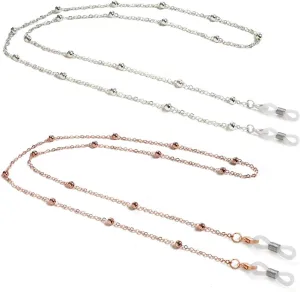 ZOORON Eyeglass Chains for Women, Premium Beaded Eyeglass Necklace Chain Cord, Eye Glasses String Holder