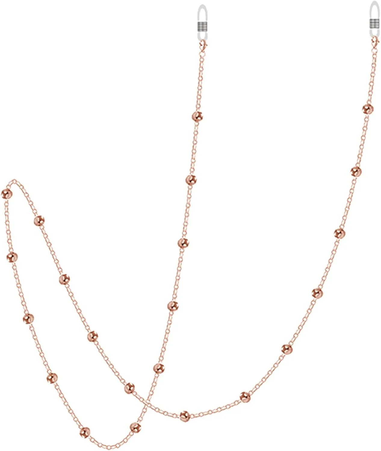 ZOORON Eyeglass Chains for Women, Premium Beaded Eyeglass Necklace Chain Cord, Eye Glasses String Holder